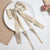 Sweet Girl Bow Ribbon Hairpin Japanese And Korean Style Simple  High Sense Back Head Hairpin Internet Celebrity Hair Accessories