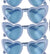 Sweet Gradient Color Heart Shape Ac Heart Shape Clips Women's Sunglasses