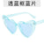 Sweet Heart Shape Ac Special-shaped Mirror Clips Women's Sunglasses