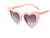 Sweet Heart Shape Ac Special-shaped Mirror Clips Women's Sunglasses