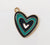 Sweet Heart Shape Alloy Enamel Jewelry Accessories