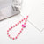 Sweet Heart Shape Beaded Beaded Bag Pendant Mobile Phone Chain