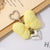 Sweet Heart Shape Bow Knot Cloth Bag Pendant Keychain