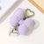 Sweet Heart Shape Bow Knot Cloth Bag Pendant Keychain