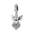 Sweet Heart Shape Bow Knot Sterling Silver Jewelry Accessories