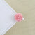 Sweet Heart Shape Flower Bow Knot Plastic Hair Clip 1 Piece