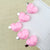 Sweet Heart Shape Flower Bow Knot Plastic Hair Clip 1 Piece