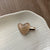 Sweet Heart Shape Resin Hair Clip Hair Tie