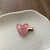 Sweet Heart Shape Resin Hair Clip Hair Tie