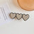 Sweet Heart Shape Smile Face Acetic Acid Sheets Hair Clip