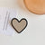 Sweet Heart Shape Smile Face Acetic Acid Sheets Hair Clip