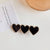 Sweet Heart Shape Smile Face Acetic Acid Sheets Hair Clip