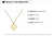 Sweet Heart Shape Stainless Steel Plating Inlay Shell Zircon 18k Gold Plated Pendant Necklace