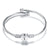 Sweet Heart Shape Titanium Steel Plating Bangle