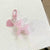 Sweet Letter Heart Shape Alloy Plastic Resin Keychain