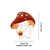 Sweet Pastoral Simple Style Mushroom Alloy Stoving Varnish Plating Unisex Brooches