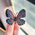 Sweet Pin Butterfly Alloy Artificial Pearls Women'S Brooches