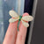 Sweet Pin Butterfly Alloy Artificial Pearls Women'S Brooches