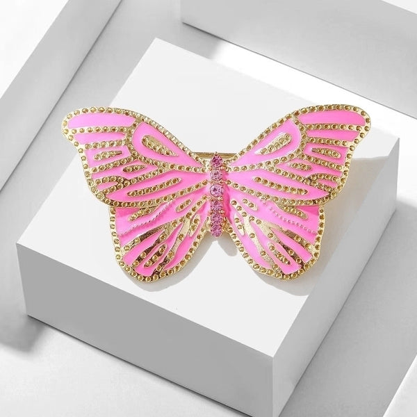 Sweet Pin Butterfly Alloy Zircon Women's Brooches