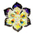 Sweet Pin Flower Alloy Crystal Women'S Brooches