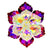 Sweet Pin Flower Alloy Crystal Women'S Brooches