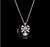 Sweet Planet Flower Bow Knot Copper Zircon Pendant Necklace In Bulk