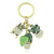 Sweet Plant Zinc Alloy Enamel Women's Bag Pendant Keychain