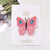 Sweet Rainbow  Butterfly Cloth Hair Clip