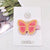 Sweet Rainbow  Butterfly Cloth Hair Clip