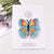 Sweet Rainbow  Butterfly Cloth Hair Clip