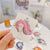 Sweet Rainbow  Butterfly Cloth Hair Clip