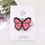 Sweet Rainbow  Butterfly Cloth Hair Clip