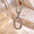 Sweet Simple Style Artistic Letter Stainless Steel Plating 18k Gold Plated Pendant Necklace