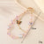 Sweet Minimalist Butterfly Beaded Beaded Chain Bag Pendant Mobile Phone Chain Keychain