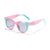 Sweet Simple Style Color Block Ac Round Frame Full Frame Kids Sunglasses