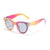 Sweet Simple Style Color Block Ac Round Frame Full Frame Kids Sunglasses