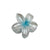 Sweet Simple Style Flower Plastic Hair Claws