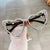 Sweet Simple Style Heart Shape Ac Special-shaped Mirror Inlaid Zircon Full Frame Women's Sunglasses