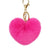 Sweet Simple Style Heart Shape Alloy Valentine's Day Women's Bag Pendant Keychain