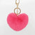 Sweet Simple Style Heart Shape Alloy Valentine's Day Women's Bag Pendant Keychain