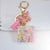 Sweet Simple Style Letter Resin Patchwork Women's Keychain