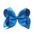 Sweet Simple Style Solid Color Bow Knot Ribbed Band Handmade Hair Clip