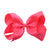 Sweet Simple Style Solid Color Bow Knot Ribbed Band Handmade Hair Clip