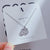 Sweet Simple Style Swan Heart Shape Flower Titanium Steel Plating Inlay Zircon Pendant Necklace