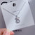 Sweet Simple Style Swan Heart Shape Flower Titanium Steel Plating Inlay Zircon Pendant Necklace