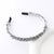 Sweet Solid Color Artificial Crystal Hair Band 1 Piece