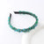 Sweet Solid Color Artificial Crystal Hair Band 1 Piece