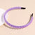 Sweet Solid Color Artificial Crystal Hair Band