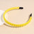 Sweet Solid Color Artificial Crystal Hair Band