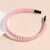 Sweet Solid Color Artificial Crystal Hair Band